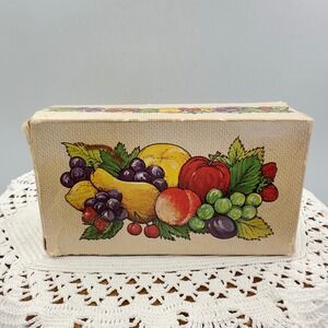 Vtg Fuller Hand Held Fuller Brush Made In U.S.A. Fruit Deluxe Table Tidy NOS